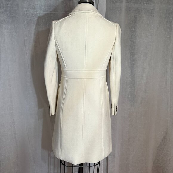 J.Crew Wool-Blend Lady Coat, Ivory, 2P - Picture 2 of 8